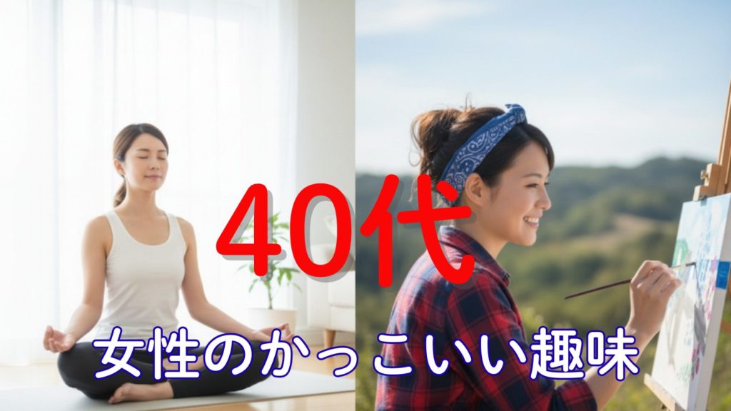 40代女性のかっこいい趣味｜新しい自分と出会う方法
