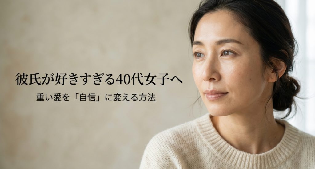 彼氏が好きすぎる女子40代が抱える悩み