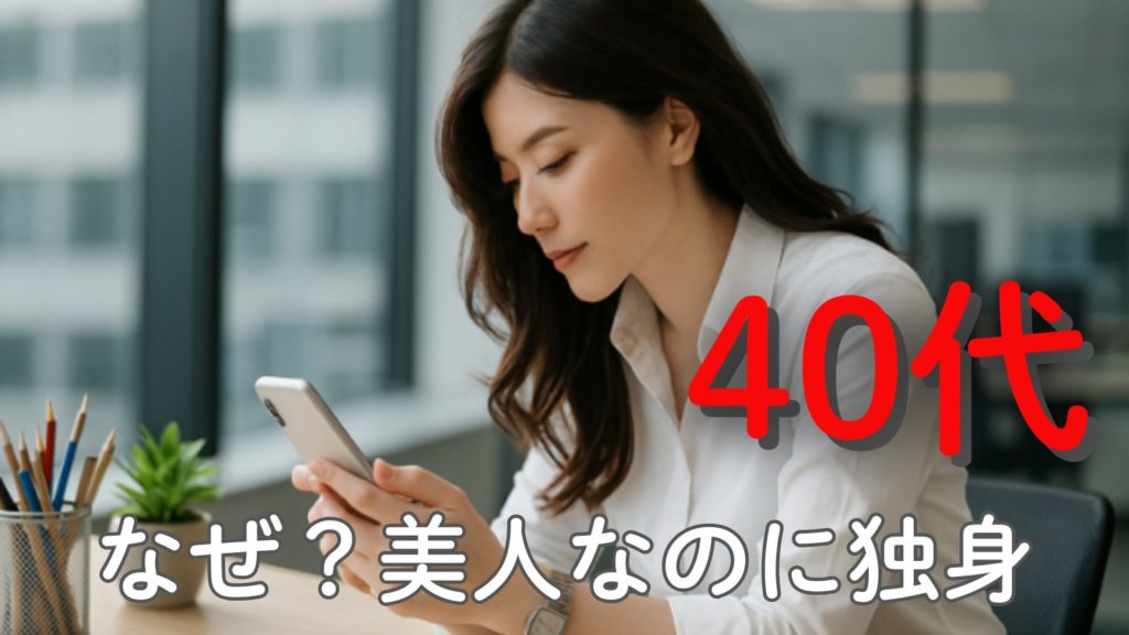 なぜ?美人なのに独身40代|理由とリアルな価値観を徹底解説