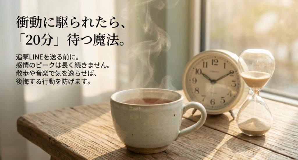 感情のピークをやり過ごす20分ルール