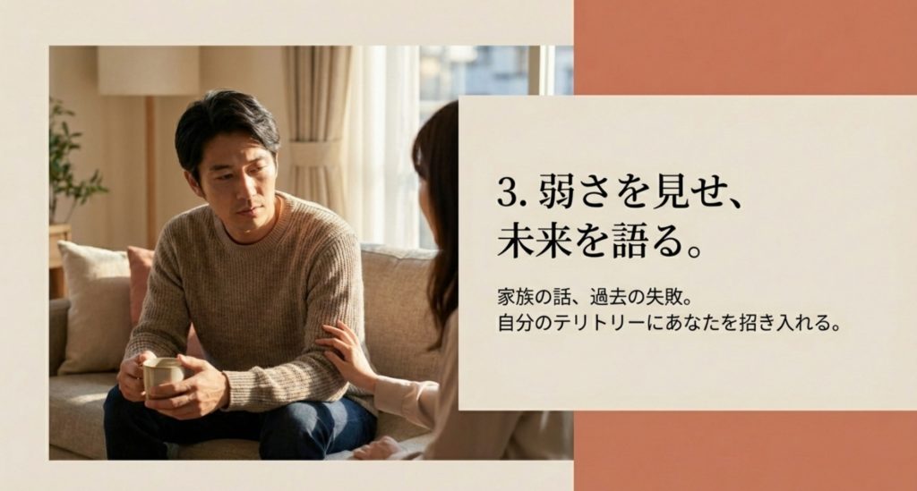 将来を共有しようとするを示す画像。