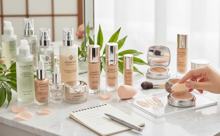 透明感を育む基礎化粧品の選び方