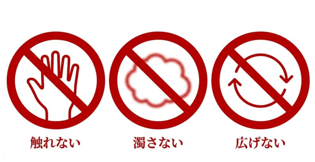 過度なボディタッチは控えてトラブル回避を示す画像