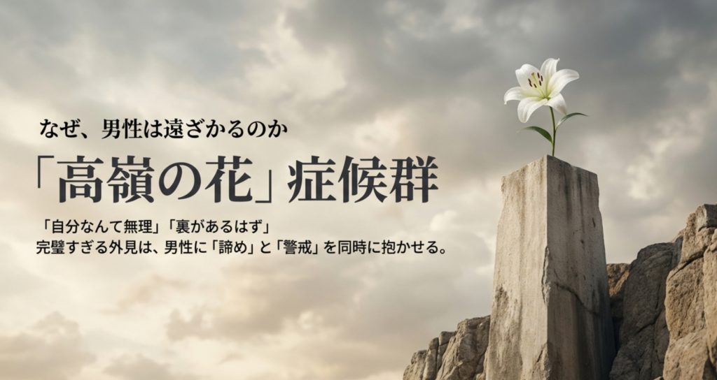 美人で独身なのに寄ってこない高嶺の花の壁