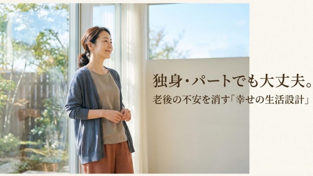 独身でパートでも幸せになれる？老後不安を消すための生活設計ガイド