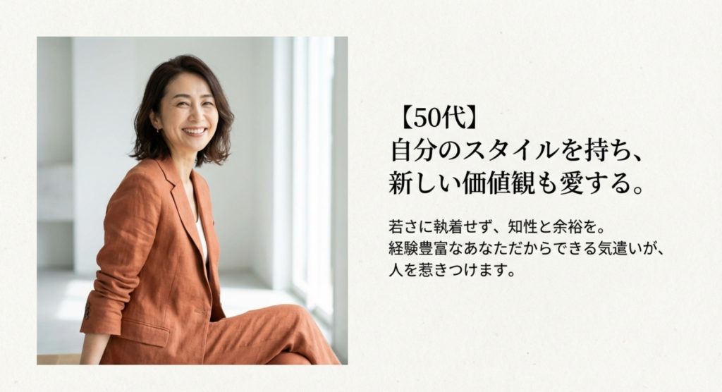 「50代」の独身女性が「痛い」と思われないための振る舞い