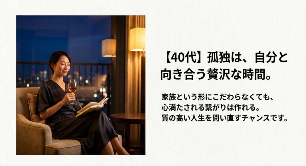 「40代」の独身女性が「孤独感」と向き合い人生を楽しむコツ