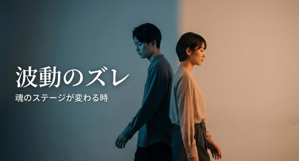 恋愛の違和感をスピリチュアルや波動で読み解くを示す画像。