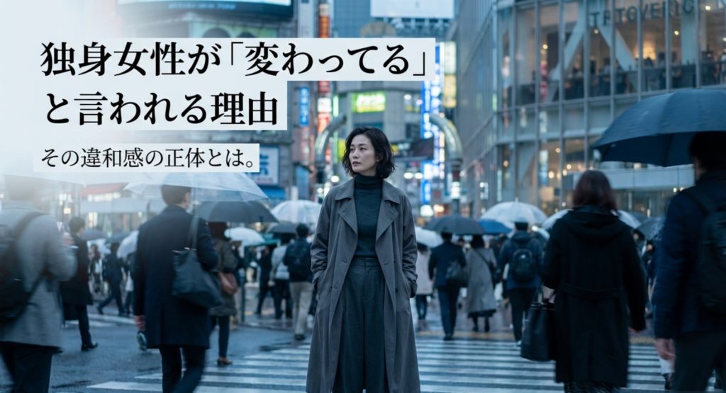 独身女性が「変わってる」と言われる理由とは？背景や心理を解説