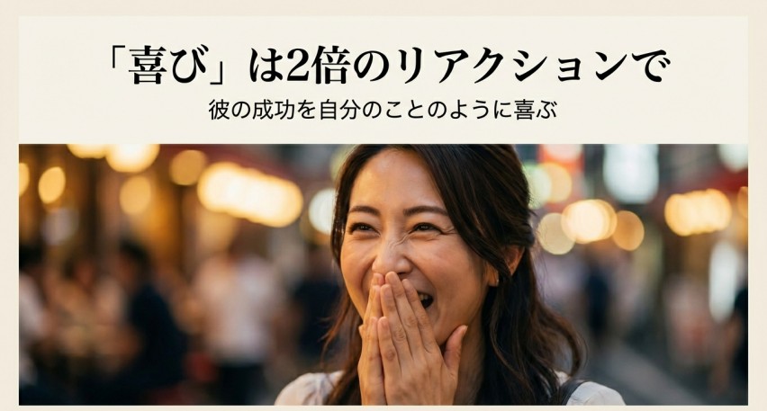 積極的で建設的な反応が関係の質を劇的に高めるを示す画像。