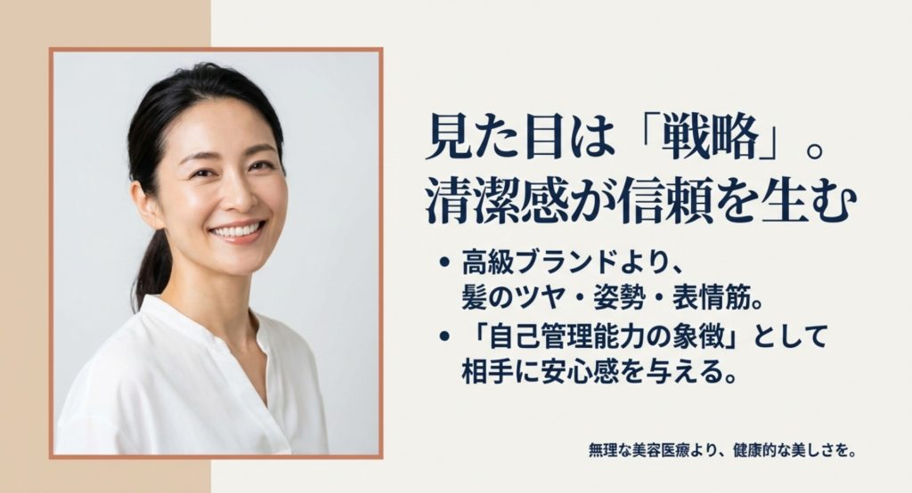 40代女性の見た目投資とキャリア形成の深い相関関係