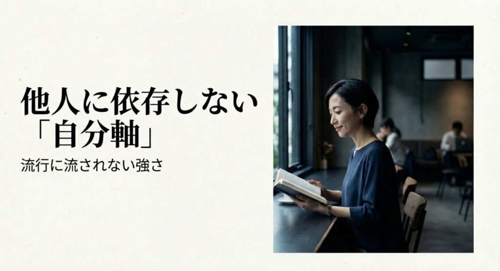 独自の感性や世界観を持つ自立した精神構造を示す画像。