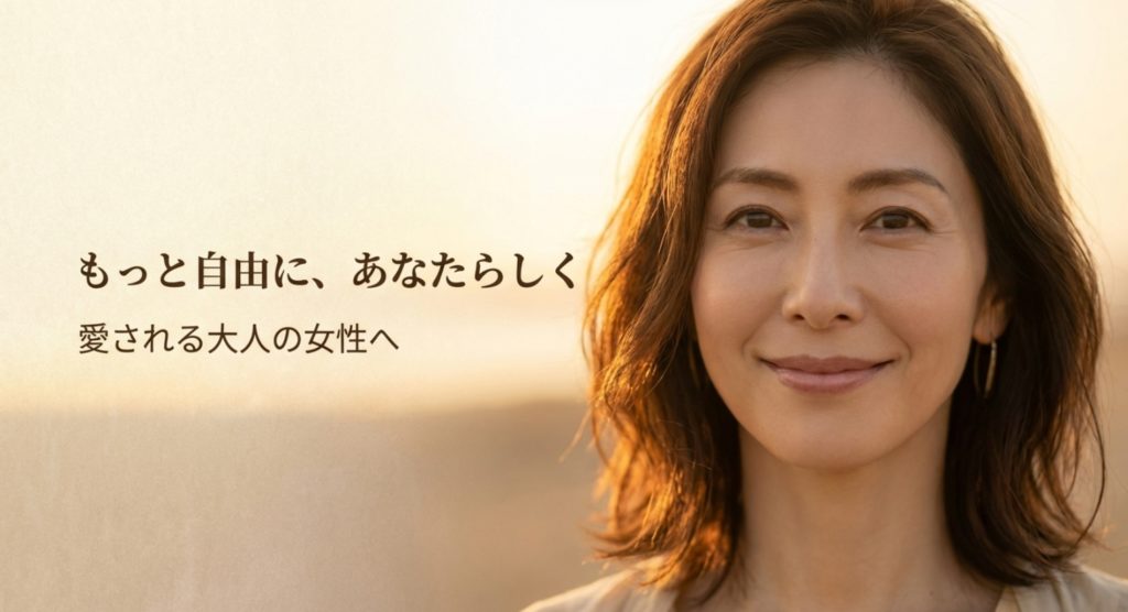 40代独身女性が自己中を卒業して愛されるためのまとめを示す画像。