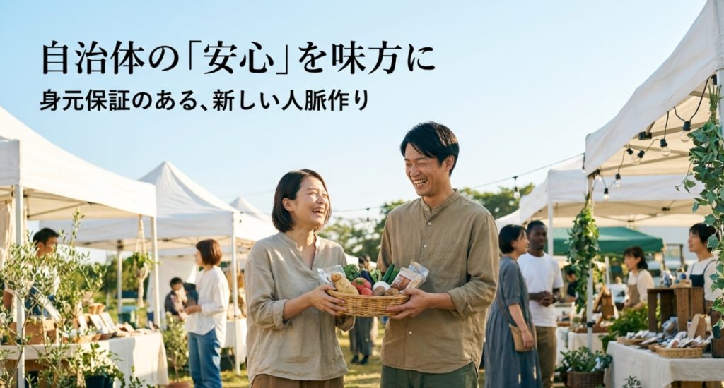 自治体の婚活支援や公的センターで見つける安心の縁を示す画像。