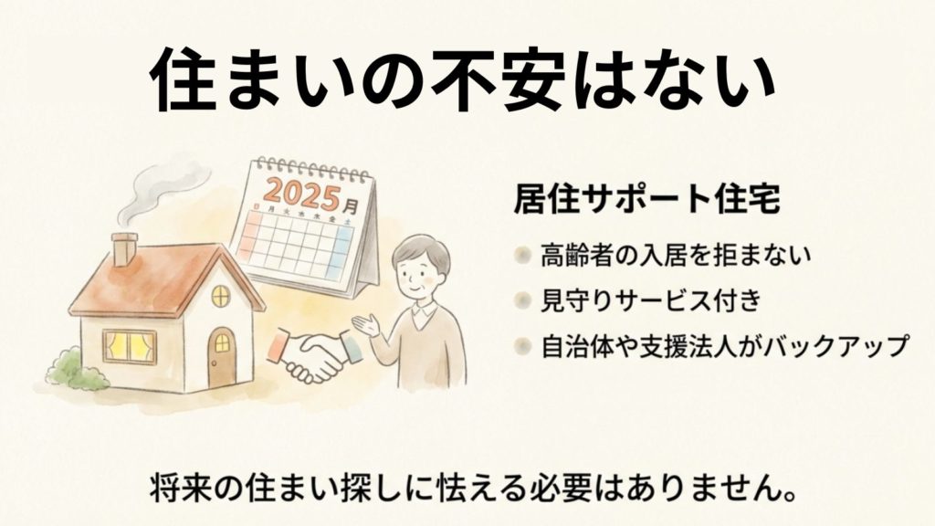 居住サポート住宅で老後の住まいを確保する