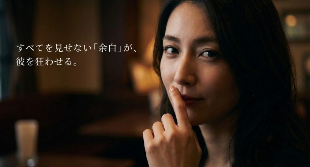 手に入りそうで入らない希少性が生むミステリアスを示す画像。