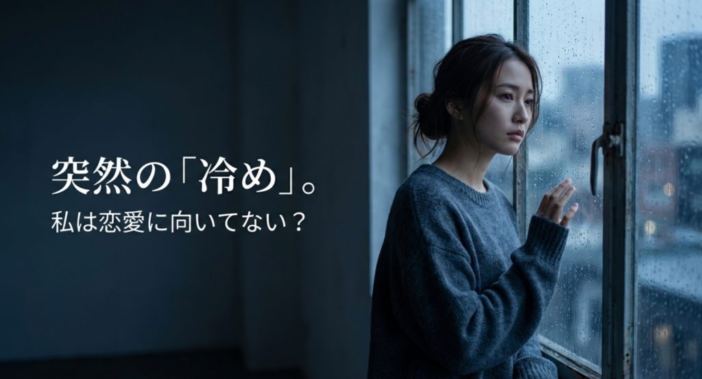 熱しやすく冷めやすい恋愛は向いてない？理由と長続きのコツを示す画像。