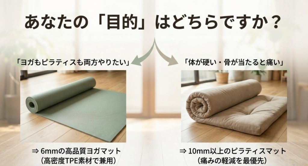 結局、どっちを買えばいいの？を示す画像