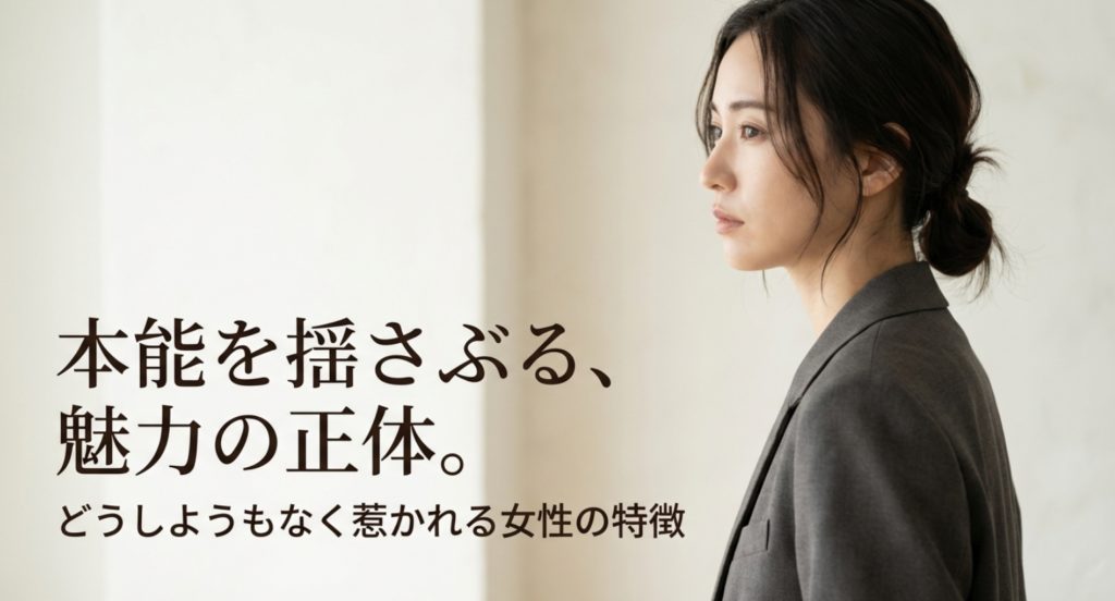 どうしようもなく惹かれる女性の特徴とは？本能を揺さぶる魅力の正体を示す画像