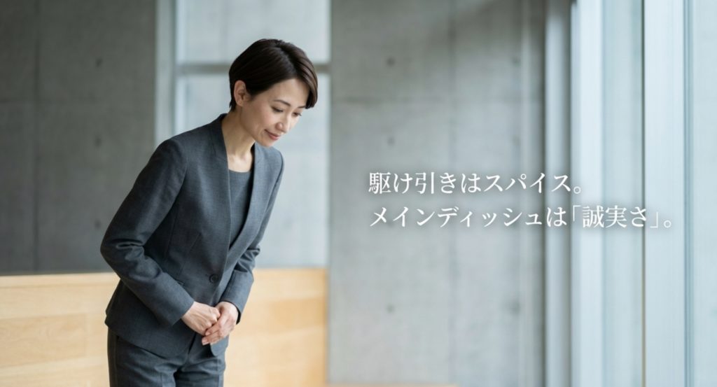 遊びではなく本命になる女性が持つ誠実な印象を示す画像。