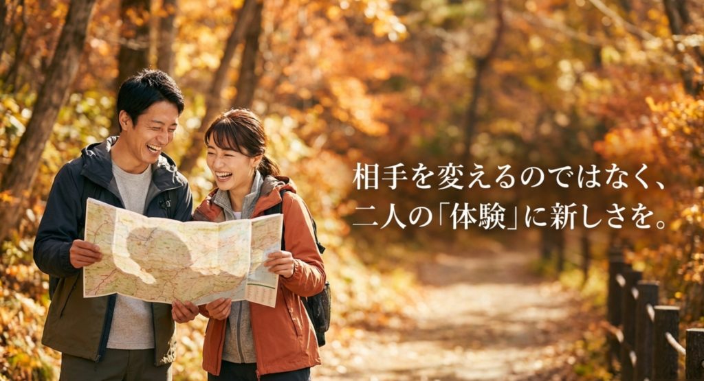 飽き性の自分を許しマンネリを新規性で対策するを示す画像。