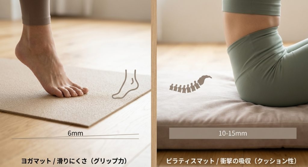 主な違いをパッと確認を示す画像