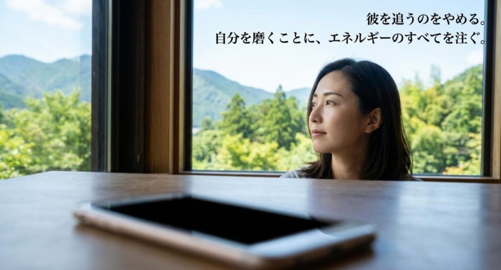 勘違いしやすい過度な依存を避けて自分磨きに没頭する重要性を示す画像