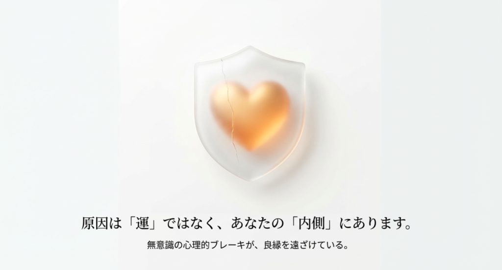 自己肯定感の低さが招くダメ男との負のループを示す画像