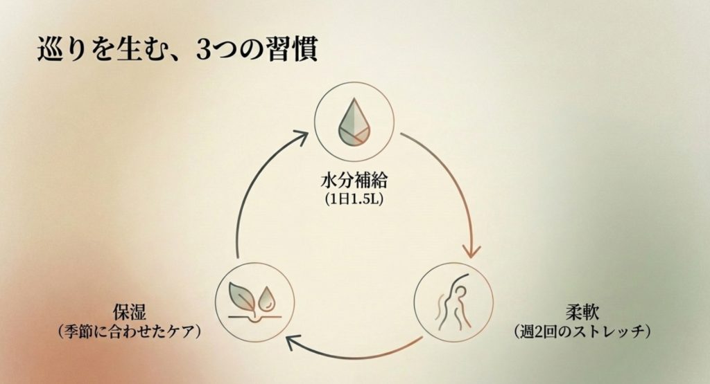 30代からモテる方法として有効な自分磨きと生活習慣を示す画像